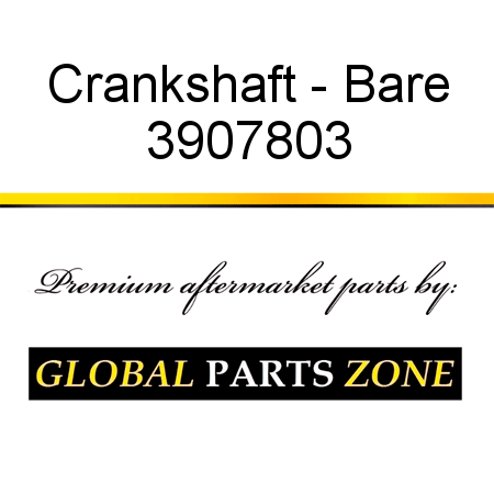 Crankshaft - Bare 3907803