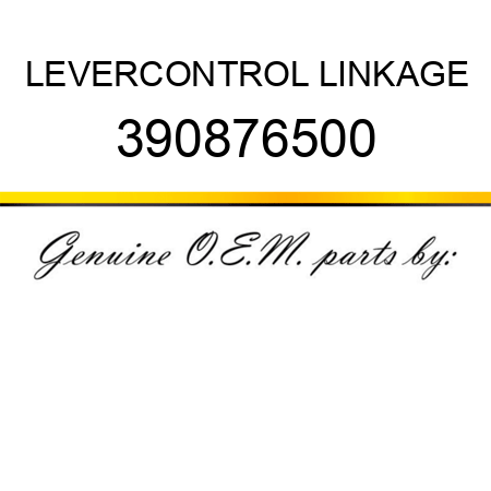 LEVER,CONTROL LINKAGE 390876500