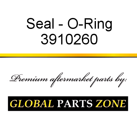 Seal - O-Ring 3910260