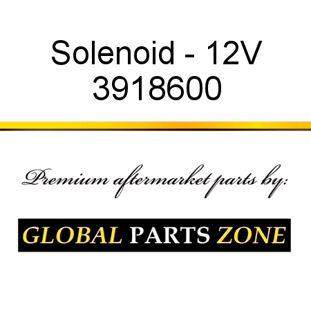 Solenoid - 12V 3918600