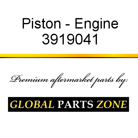 Piston - Engine 3919041