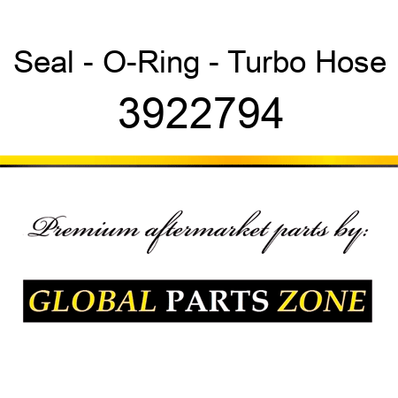 Seal - O-Ring - Turbo Hose 3922794