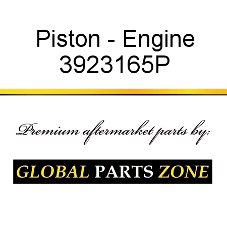Piston - Engine 3923165P