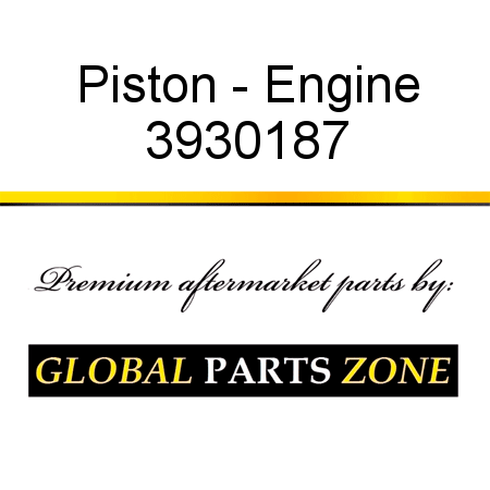 Piston - Engine 3930187