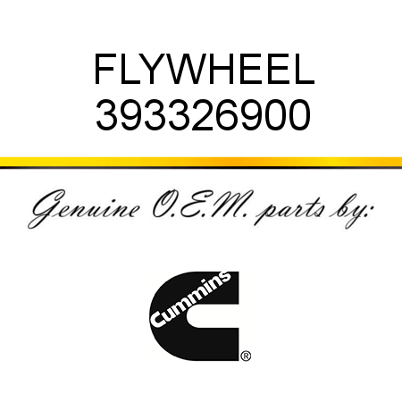 FLYWHEEL 393326900