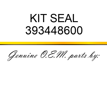 KIT SEAL 393448600