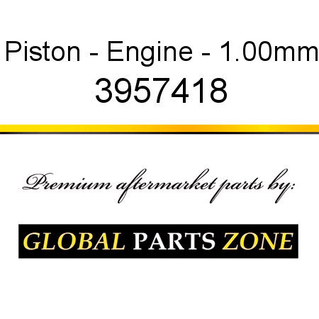 Piston - Engine - 1.00mm 3957418