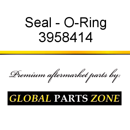 Seal - O-Ring 3958414