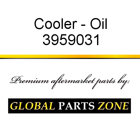 Cooler - Oil 3959031