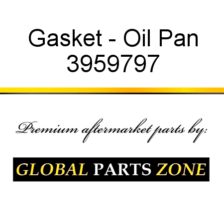 Gasket - Oil Pan 3959797