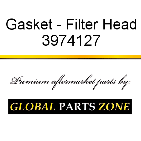 Gasket - Filter Head 3974127