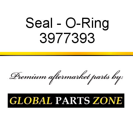 Seal - O-Ring 3977393