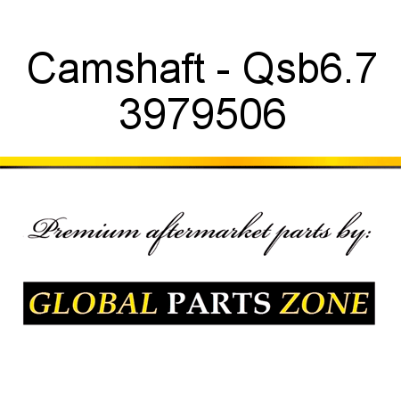 Camshaft - Qsb6.7 3979506