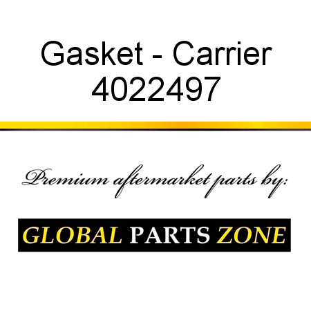 Gasket - Carrier 4022497