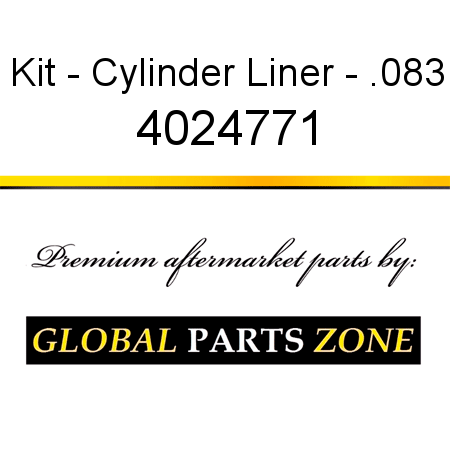 Kit - Cylinder Liner - .083 4024771