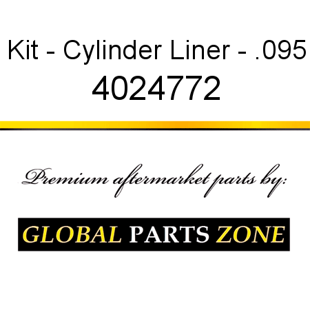 Kit - Cylinder Liner - .095 4024772