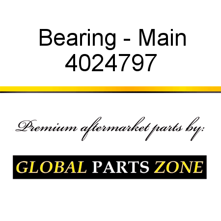 Bearing - Main 4024797