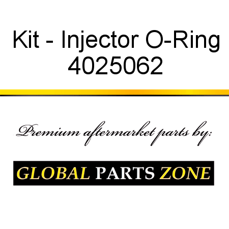 Kit - Injector O-Ring 4025062