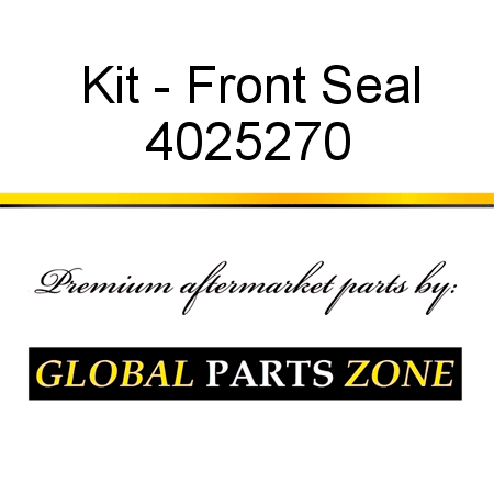 Kit - Front Seal 4025270