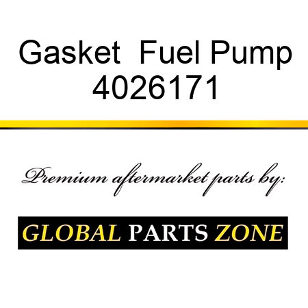 Gasket  Fuel Pump 4026171