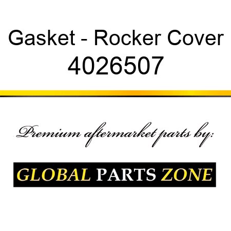 Gasket - Rocker Cover 4026507