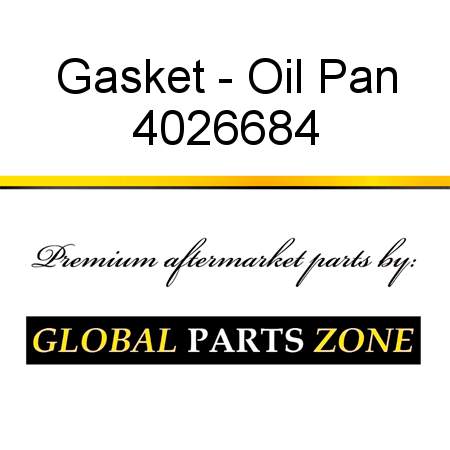 Gasket - Oil Pan 4026684