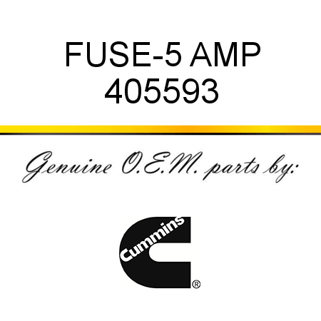 FUSE-5 AMP 405593