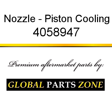 Nozzle - Piston Cooling 4058947