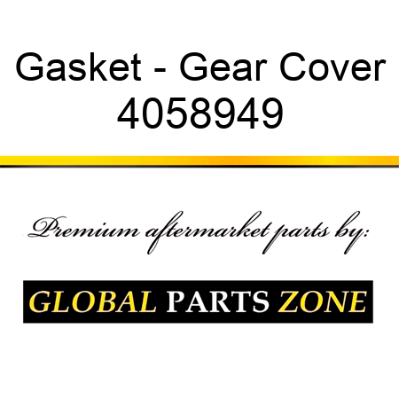 Gasket - Gear Cover 4058949