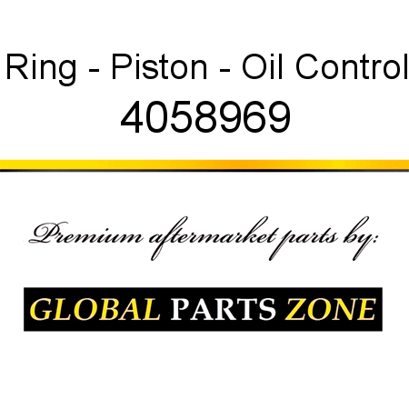 Ring - Piston - Oil Control 4058969