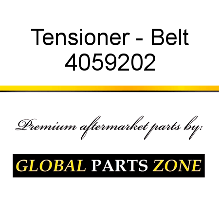 Tensioner - Belt 4059202