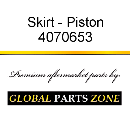 Skirt - Piston 4070653