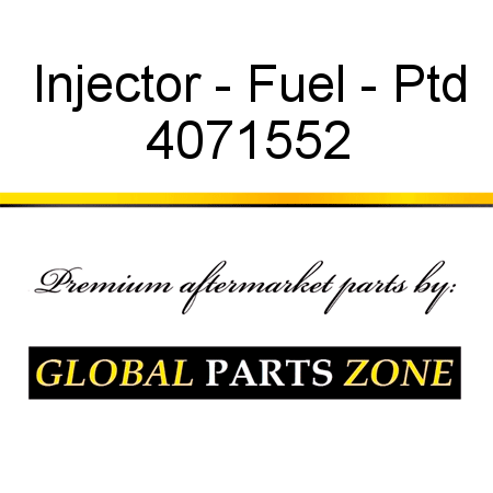 Injector - Fuel - Ptd 4071552