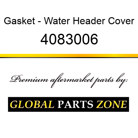 Gasket - Water Header Cover 4083006