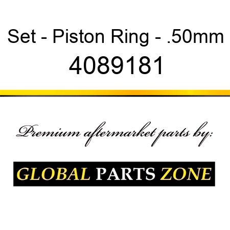 Set - Piston Ring - .50mm 4089181