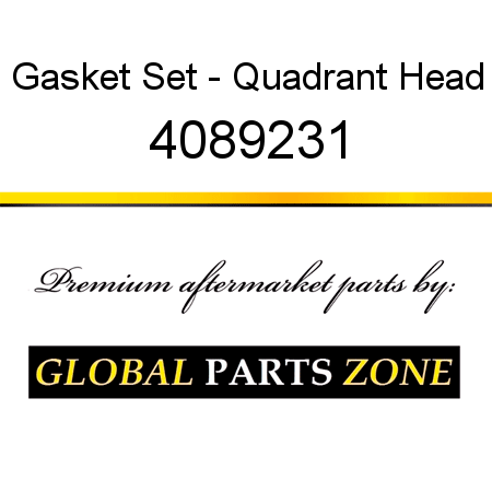 Gasket Set - Quadrant Head 4089231