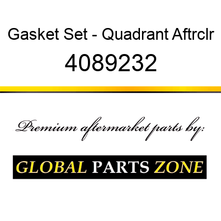 Gasket Set - Quadrant Aftrclr 4089232