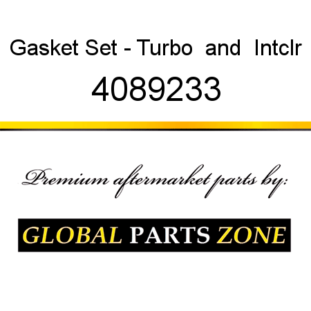 Gasket Set - Turbo & Intclr 4089233