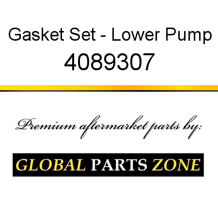Gasket Set - Lower Pump 4089307