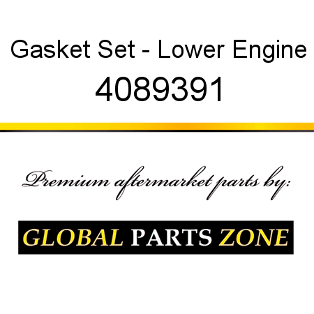 Gasket Set - Lower Engine 4089391