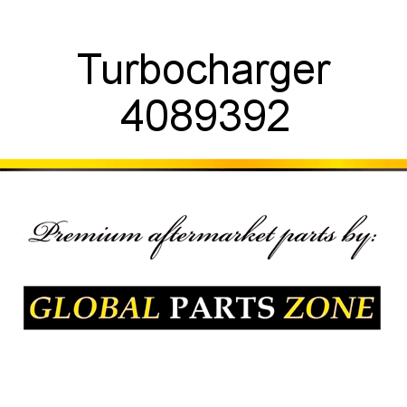 Turbocharger 4089392