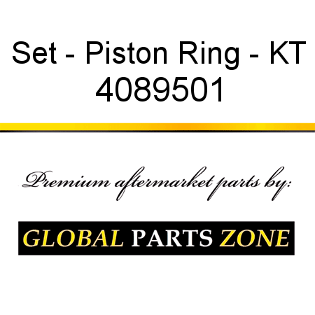 Set - Piston Ring - KT 4089501