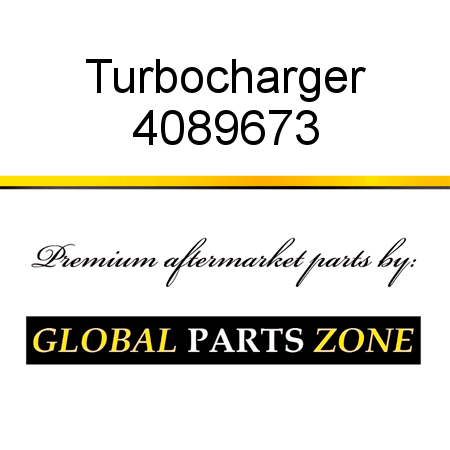 Turbocharger 4089673