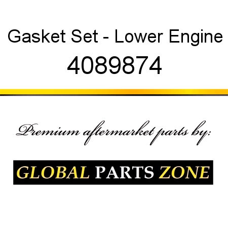 Gasket Set - Lower Engine 4089874