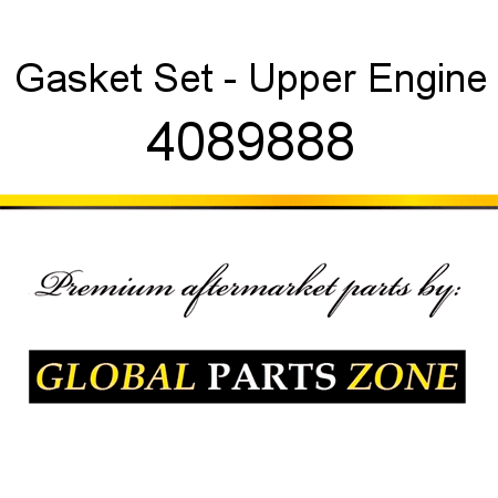 Gasket Set - Upper Engine 4089888