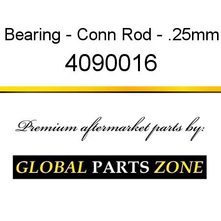 Bearing - Conn Rod - .25mm 4090016