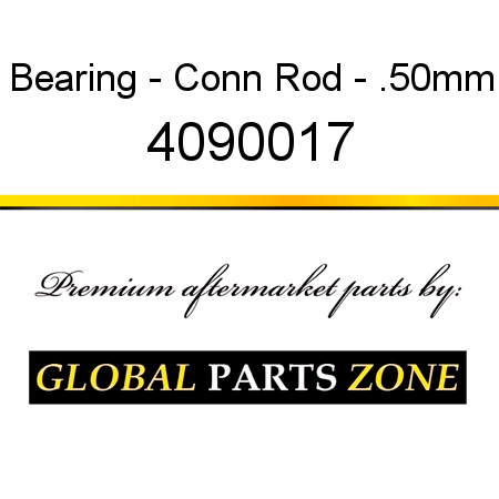 Bearing - Conn Rod - .50mm 4090017