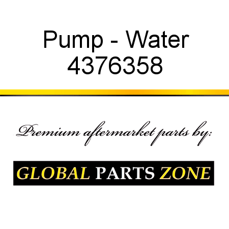 Pump - Water 4376358