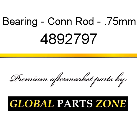 Bearing - Conn Rod - .75mm 4892797