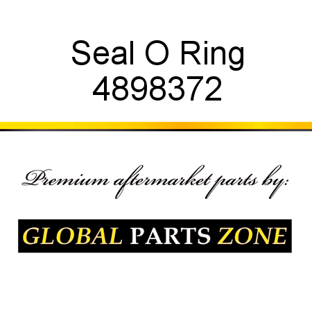 Seal, O Ring 4898372